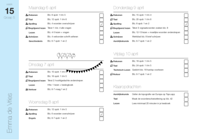 Weektaak (verjaardag)